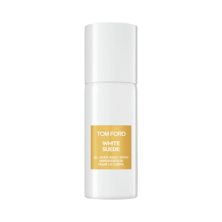White Suede All Over Body Spray